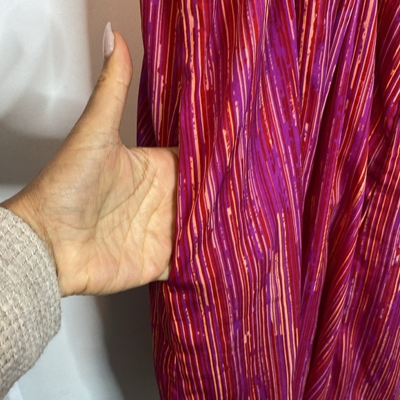 Billabong | Pink Striped Sun / Beach Dress - adjustable straps Crisscross - Med - Picture 7 of 9